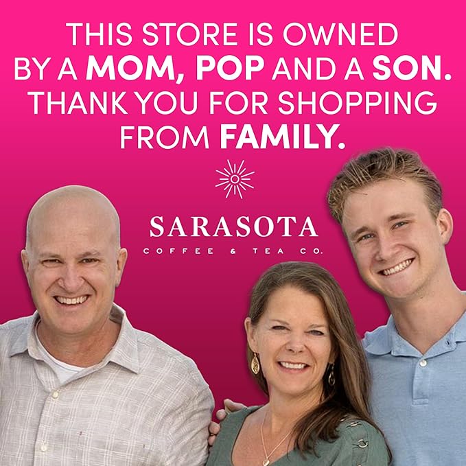 Sarasota Coffee Ground Packets | Gourmet Flavored Medium Roast Bulk Coffee Packs | Jamaican Me Crazy | Low Acid Mold Free Singles Individual Pouches for 12 Cups Maker | 2 Ounce Bags, 36 Count