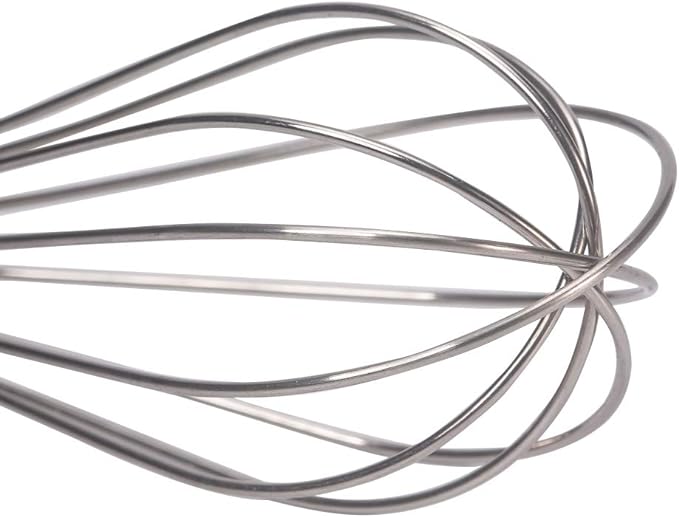 Aniso Stainless Steel Whisk (6 inches, Silver)