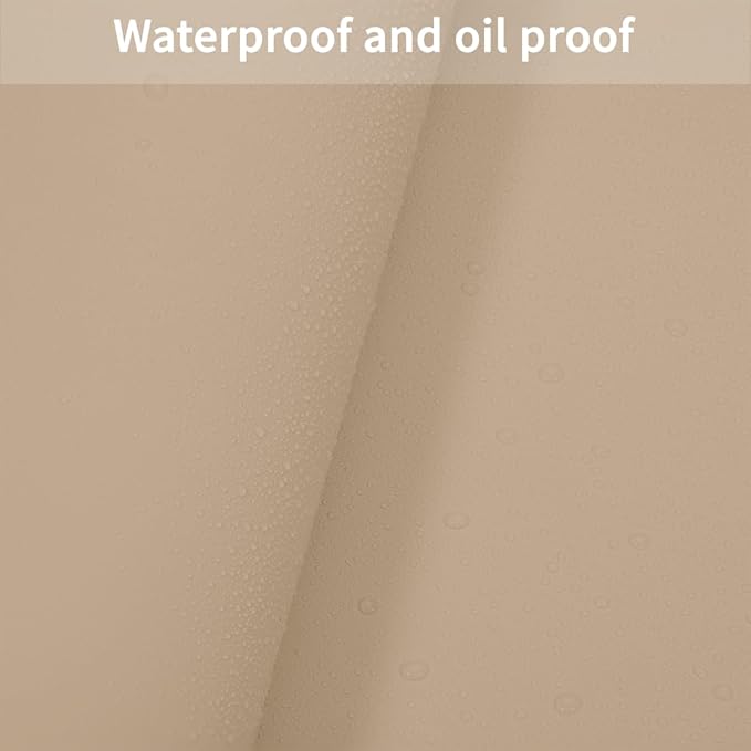 Table Top Protector for Dining Room Table - Can Be Used On Both Sides Waterproof and Easy to Clean Good Flatness Used for Dining Table(Light Brown+Gray 44x84)