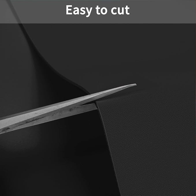 Table Pad - Used for Square Table Waterproof and Easy to Clean Good Flatness Easy to Used for Dining Table(Black+Black 46x46)