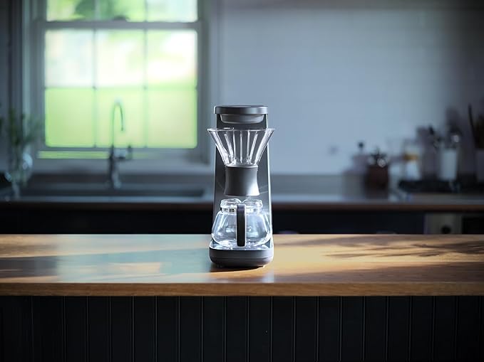 Tiger Hybrid Automatic Coffee Maker - Pour Over Coffee Maker & Immersion Brewing Coffee Machine, Innovative Design for Outstanding Brew, Black