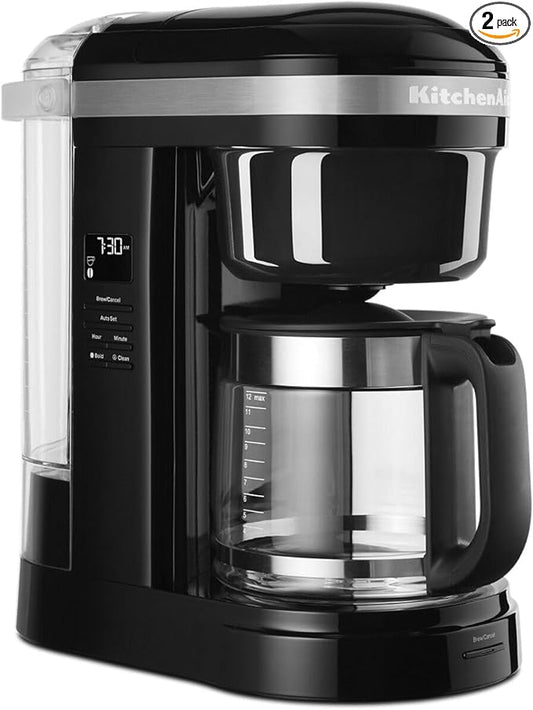 KitchenAid 12 Cup Drip Coffee Maker with Spiral Showerhead - KCM1208