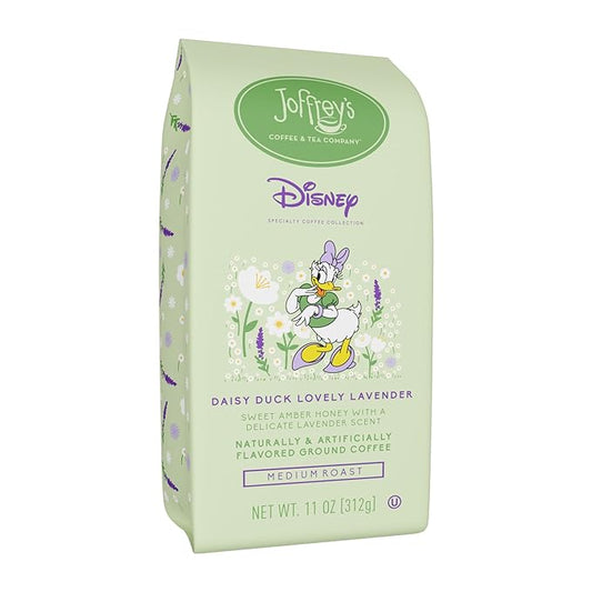Joffrey’s Coffee - Disney Daisy Duck Lovely Lavender | Amber Honey and Lavender Coffee, Medium Roast (Ground, 11oz)