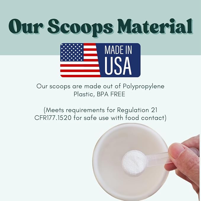 3/8 Cup (3 Oz. | 6 Tablespoon | 90 mL) Long Handle Scoop for Measuring Coffee, Pet Food, Grains, Protein, Spices and Other Dry Goods (Pack of 5)