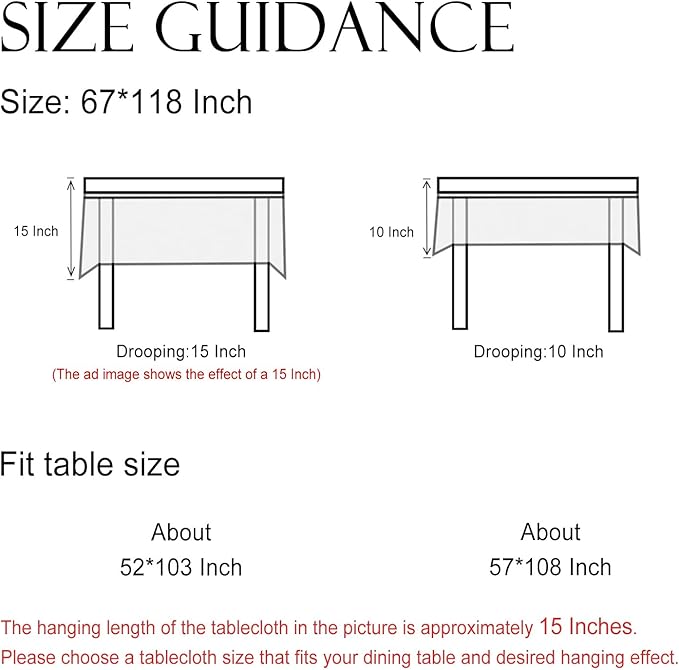 ISAENNE Designer French Light Beige Extra Long Rectangle Tablecloth,Linen Florals and Birds Pattern Table Cloth,Durable Decorative Tablecloths for Dining Thanksgiving Kitchen,67"*118"-Cornucopia