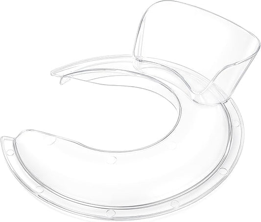 Pouring Shield for Kitchenaid Mixer, Kitchenaid Splash Guard for Tilt-Head Stand Mixers 4.5-5 Quart, Kitchenaid Pouring Shield Fits for Kitchenaid Stainless Steel, Glass, Ceramic Bowls
