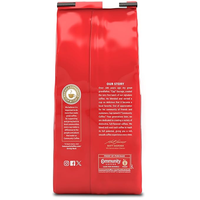 Community Coffee First Light Blend, 12 Ounces Light Roast Ground Coffee, 12 Ounce (Pack of 1)