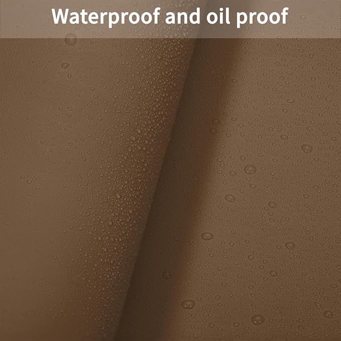 Table Pad for Dining Room Table - Can Be Used On Both Sides Waterproof and Easy to Clean Good Flatness Used for Dining Table(Mud Color+Champagne Gold 44x72)