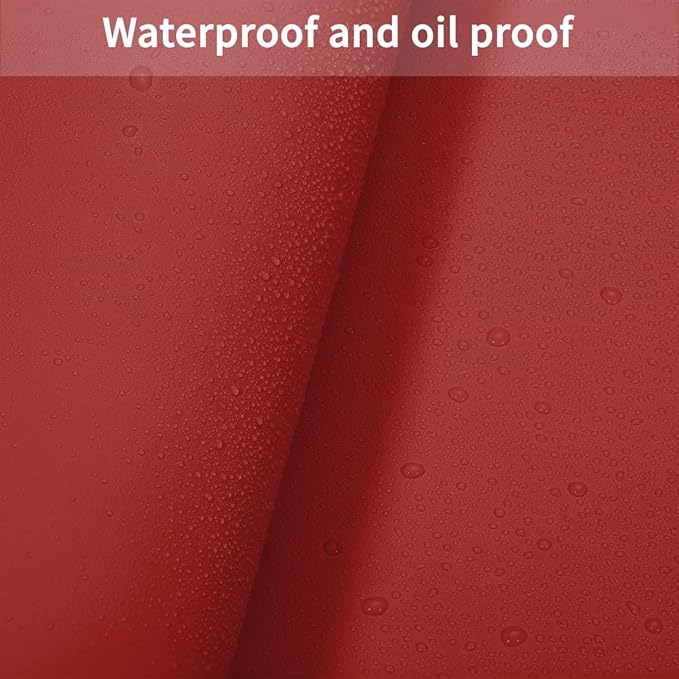 Table Pads for Dining Room Table for Dining Room Table - Can Be Used On Both Sides Waterproof and Easy to Clean Good Flatness Used for Dining Table(Black+Wine Red 46x72)