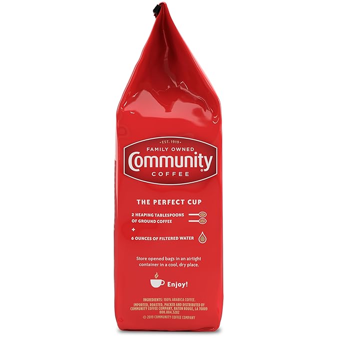 Community Coffee First Light Blend, 12 Ounces Light Roast Ground Coffee, 12 Ounce (Pack of 1)