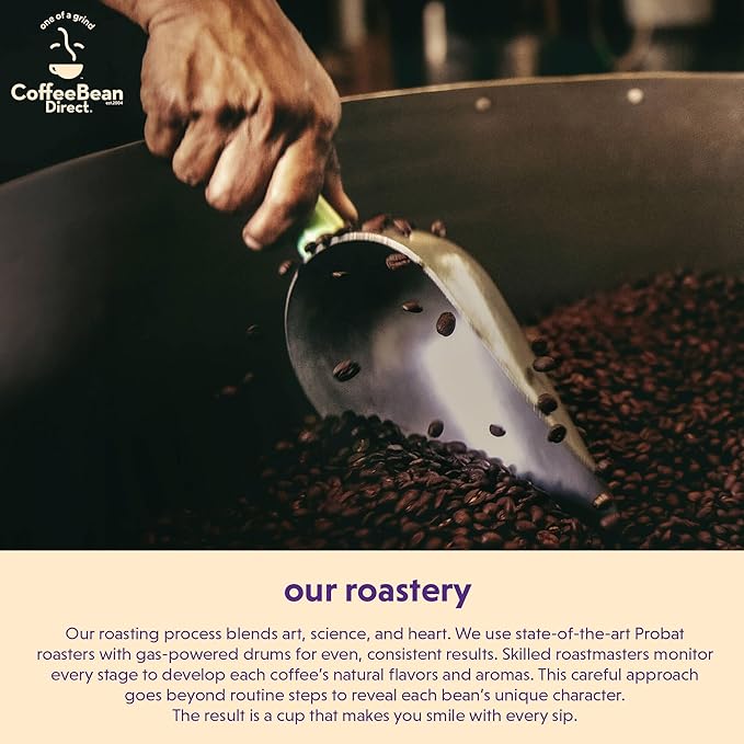 Coffee Bean Direct Dark Kenya AA, Whole Bean Coffee, Dark Roast, 5 Pound Bag (Pack of 1)