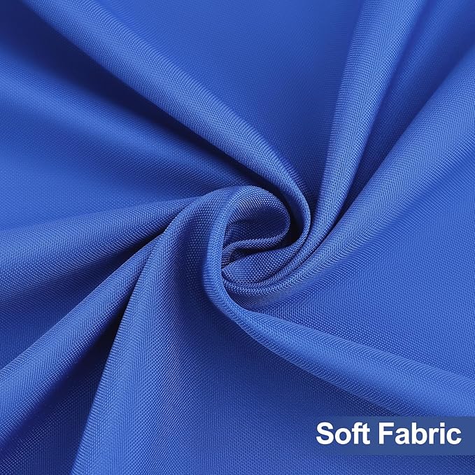 homing Rectangle Table Cloth Cover, Waterproof Polyester Elastic Fitted Tablecloth, Fits for 4 Foot Folding Tables, Washable Table Protector for Picnic, Camping, Outdoor (Blue, 24" x 48")
