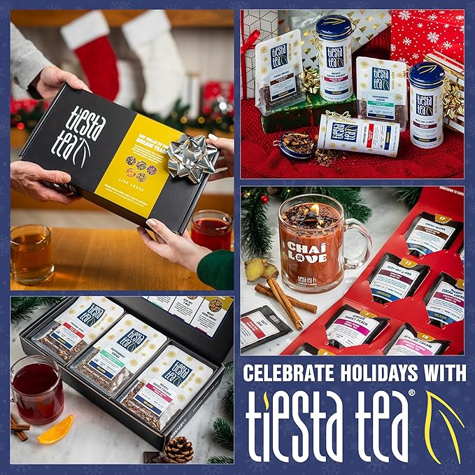 Tiesta Tea - Palm Beach Punch Cold Brew Tea, Loose Leaf, Fruit Punch Herbal Blend, Premium Iced Blend, Non-Caffeinated, 10 Cold Brew Bags, Makes One 64oz Pitcher Each